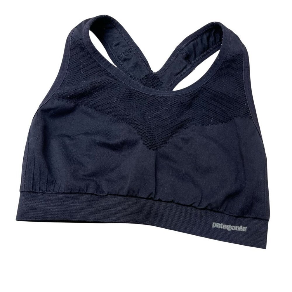 Patagonia Sports Bra Size XS Black Stretchy Not Padded